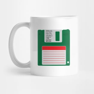 Floppy Disk (Cadmium Green Colorway) Analog / Computer Mug